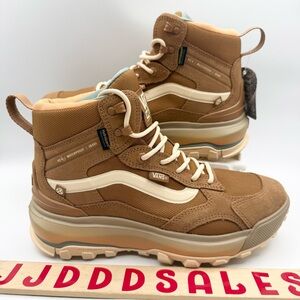 Vans MTE Crestline Brown Beige Waterproof Hiking Boots Shoes Women’s Sizes NEW
